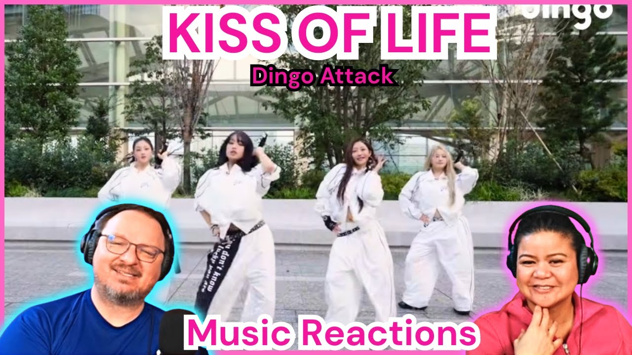 KISS OF LIFE (Dingo Attack! Tokyo Kpop Dance Play Surprise Video) Реакция пар