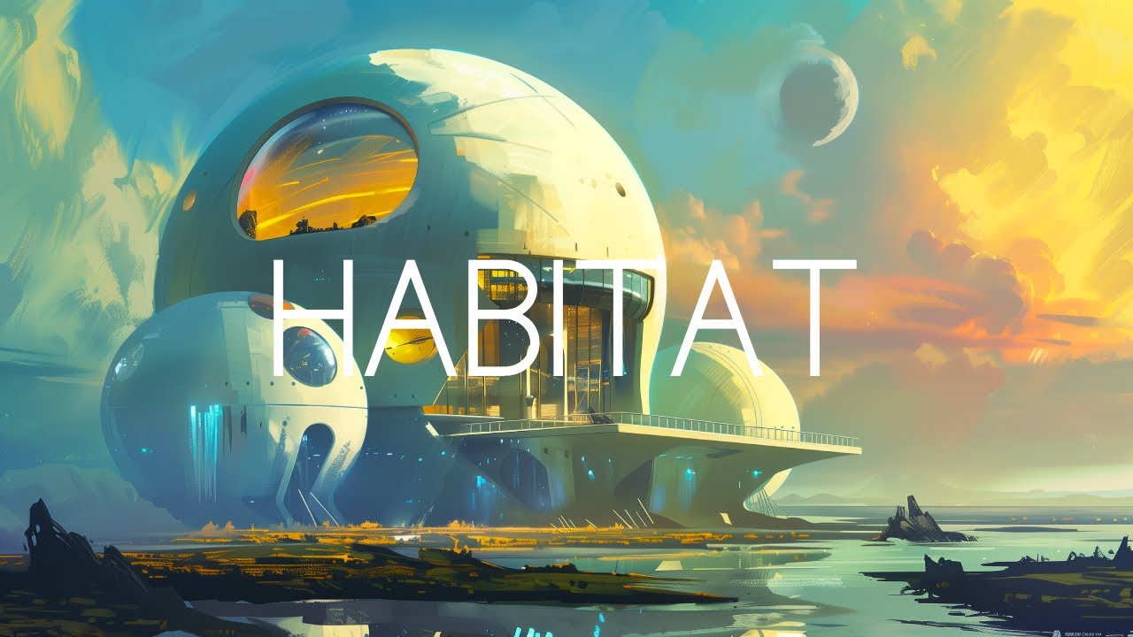 HABITAT - Synthwave/Retrowave/Chillwave Mix  (For studying, focus, chilling and relaxation)