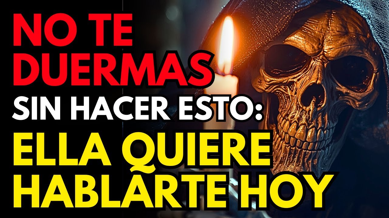 No te duermas sin hacer esto: la Santa Muerte quiere hablarte HOY