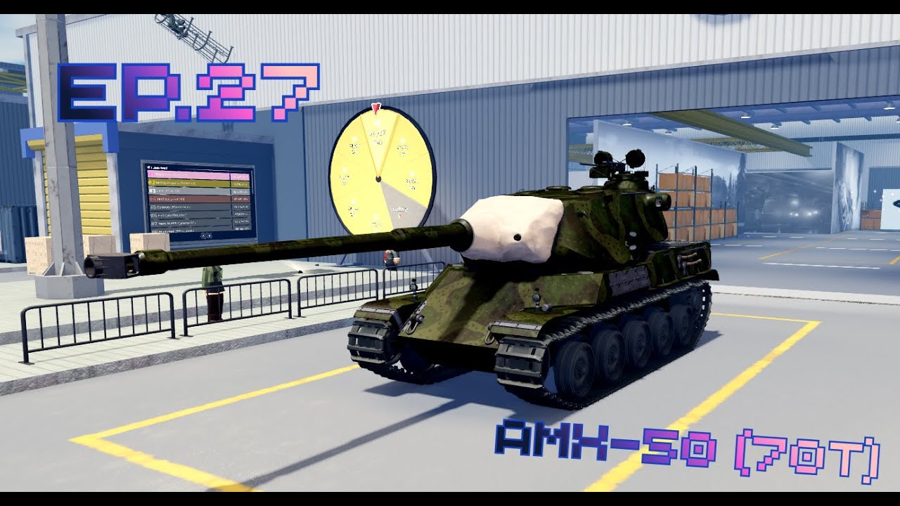 Roblox Curesd Tank Simulator【SKYFALL】(CTS) EP:27 AMX-50 (70T)