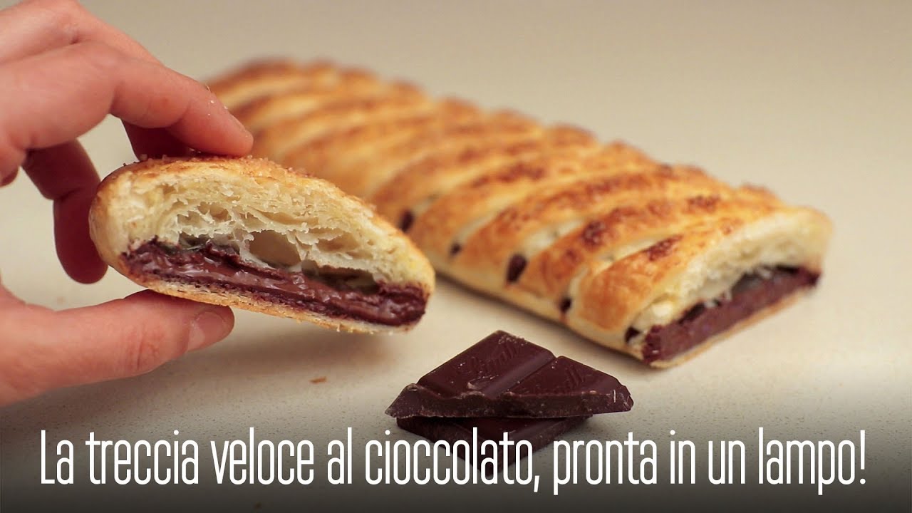 LA TRECCIA VELOCE AL CIOCCOLATO, UN DOLCE PERFETTO DA PREPARARE ALL’ULTIMO MINUTO!