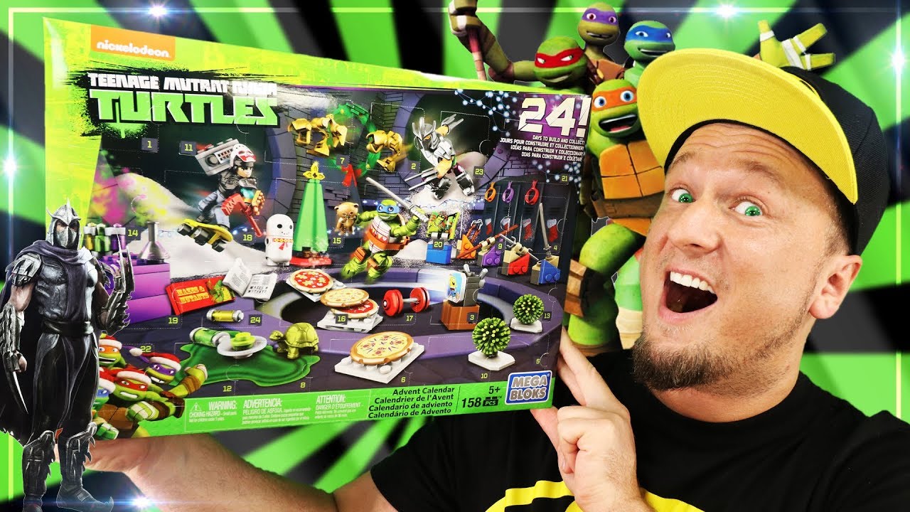 Teenage Mutant Ninja TURTLES ADVENTSKALENDER Unboxing Deutsch Mega Bloks