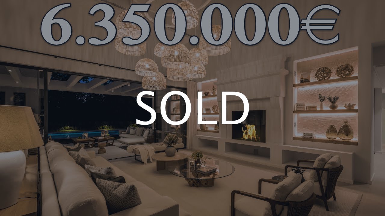 WOW! 100% Ready Exquisite Villa 4+3 CARS Garage【6.350.000€】El Paraiso (Marbella)
