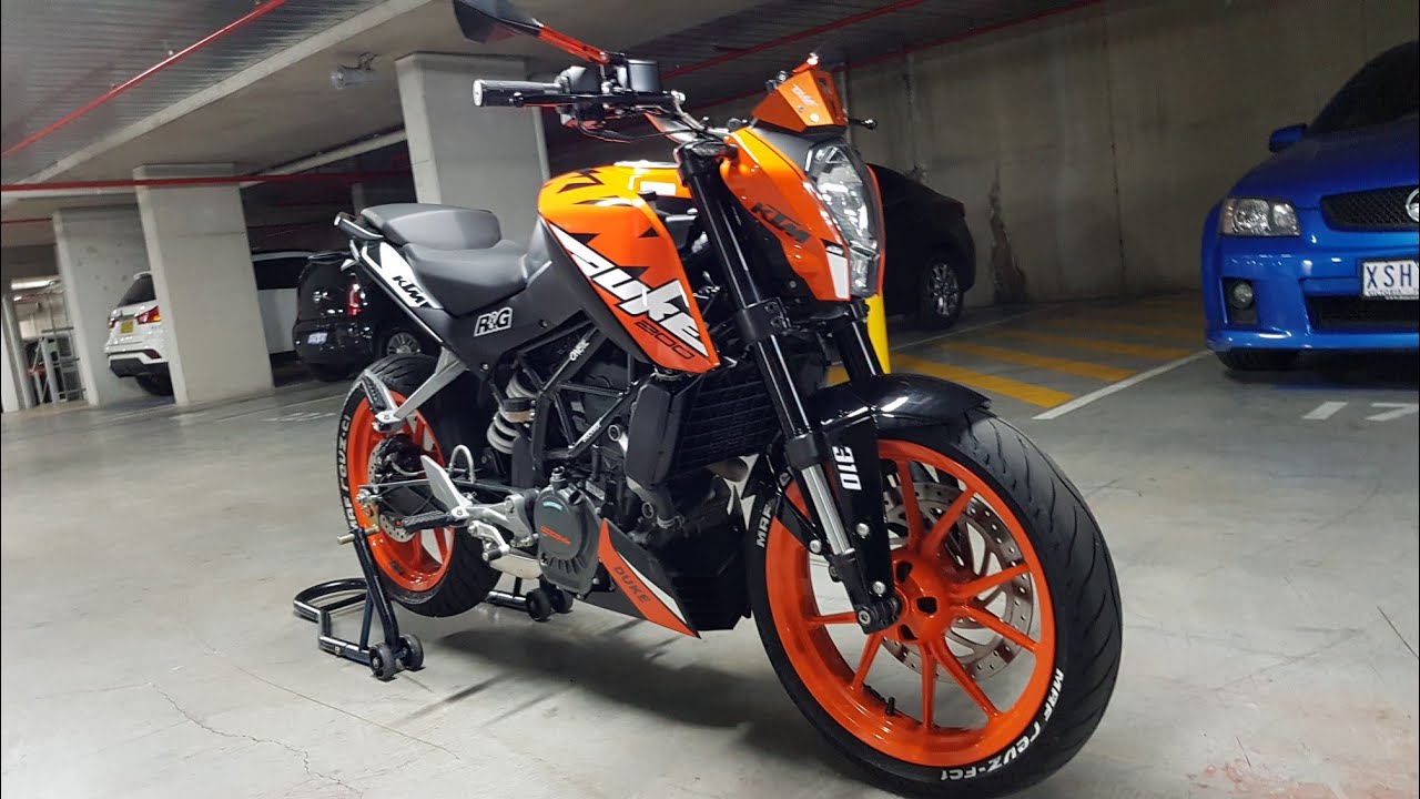 How to install LED headlight for KTM Duke 200