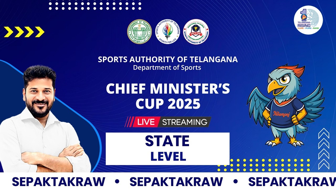 CM&rsquo;S CUP 2026 &ndash; FROM RURAL TO GLOBAL | CRAFTING CHAMPIONS | STATE LEVEL | SEPAK TAKRAW | LIVE