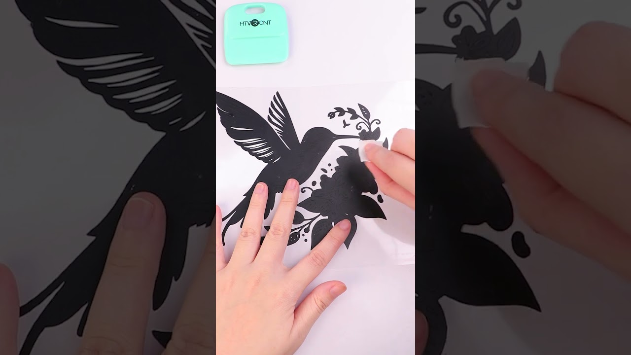 Adhesive vinyl weeding tips: Artist Tape won't do all the weeding, but it will save you time#shorts