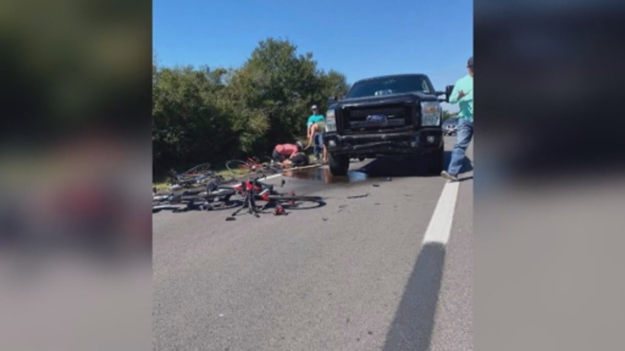 6 cyclist recovering after being hit by truck in Waller County