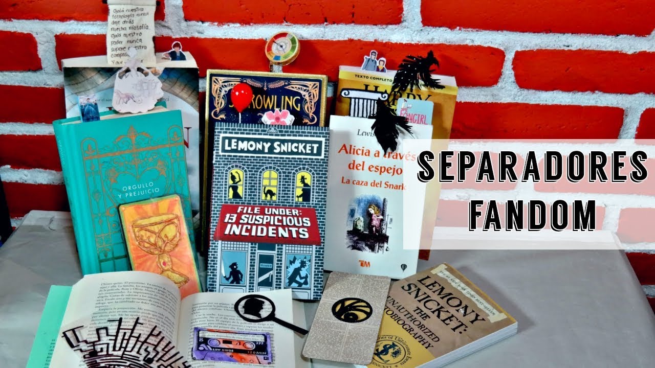 13 Separadores de Libros Fandom / DIY para Lectores | Ame Mayén