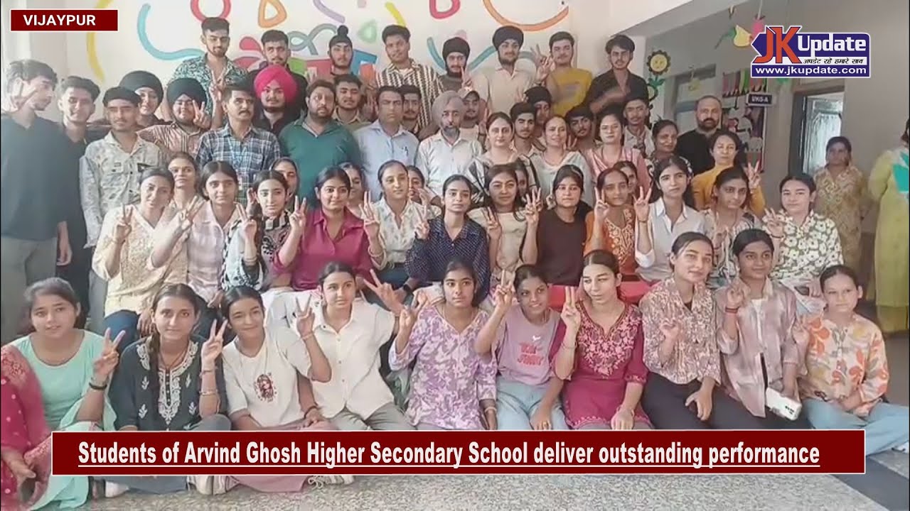 Students of Arvind Ghosh Higher Secondary School deliver outstanding performance