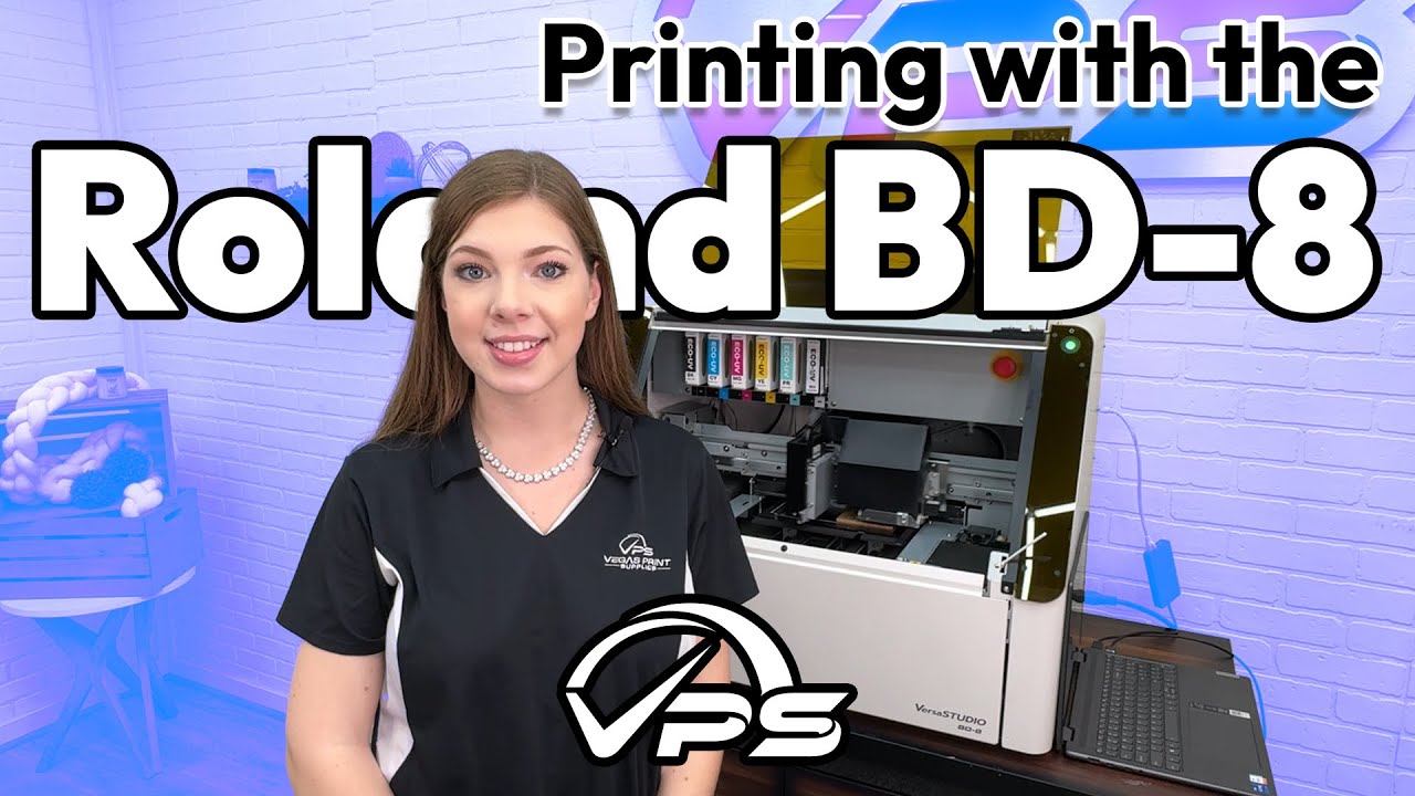 We Printed Coasters in Minutes on the Roland BD-8 | Full Setup & Demo