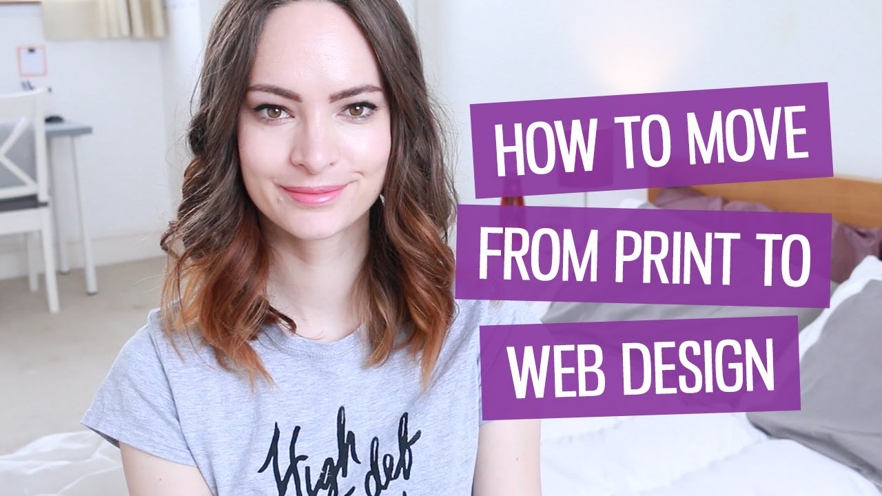 How to become a web designer (moving from print) | CharliMarieTV
