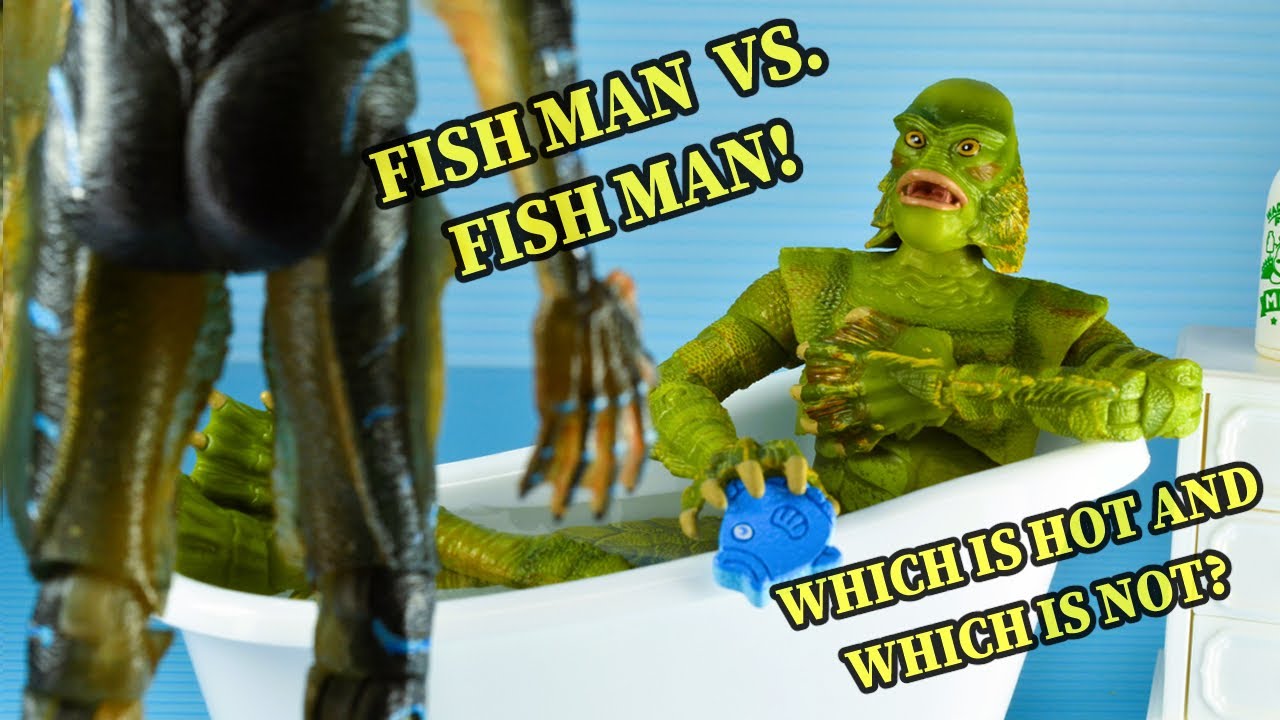 Jada Toys Creature From The Black Lagoon and NECA's The Shape Of Water Amphibian Man!
