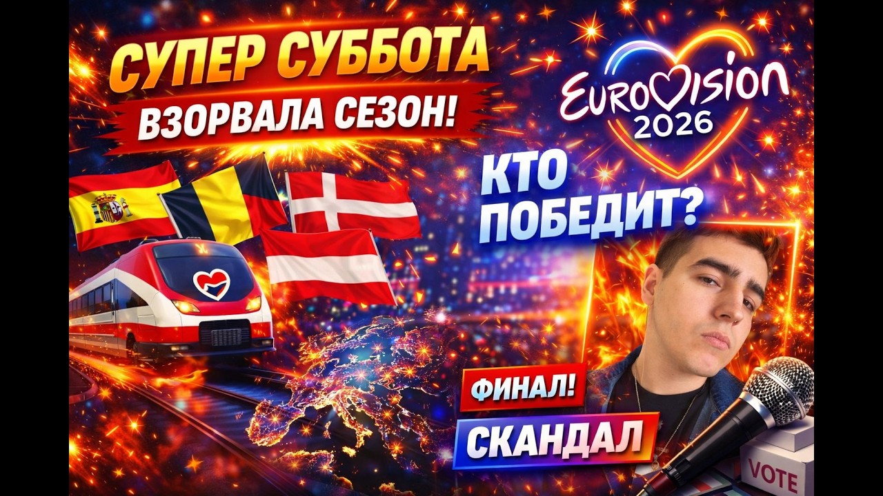 СУПЕР СУББОТА ВЗОРВАЛА СЕЗОН! 🔥  Новости Евровидения 2026|  PAVNEWS