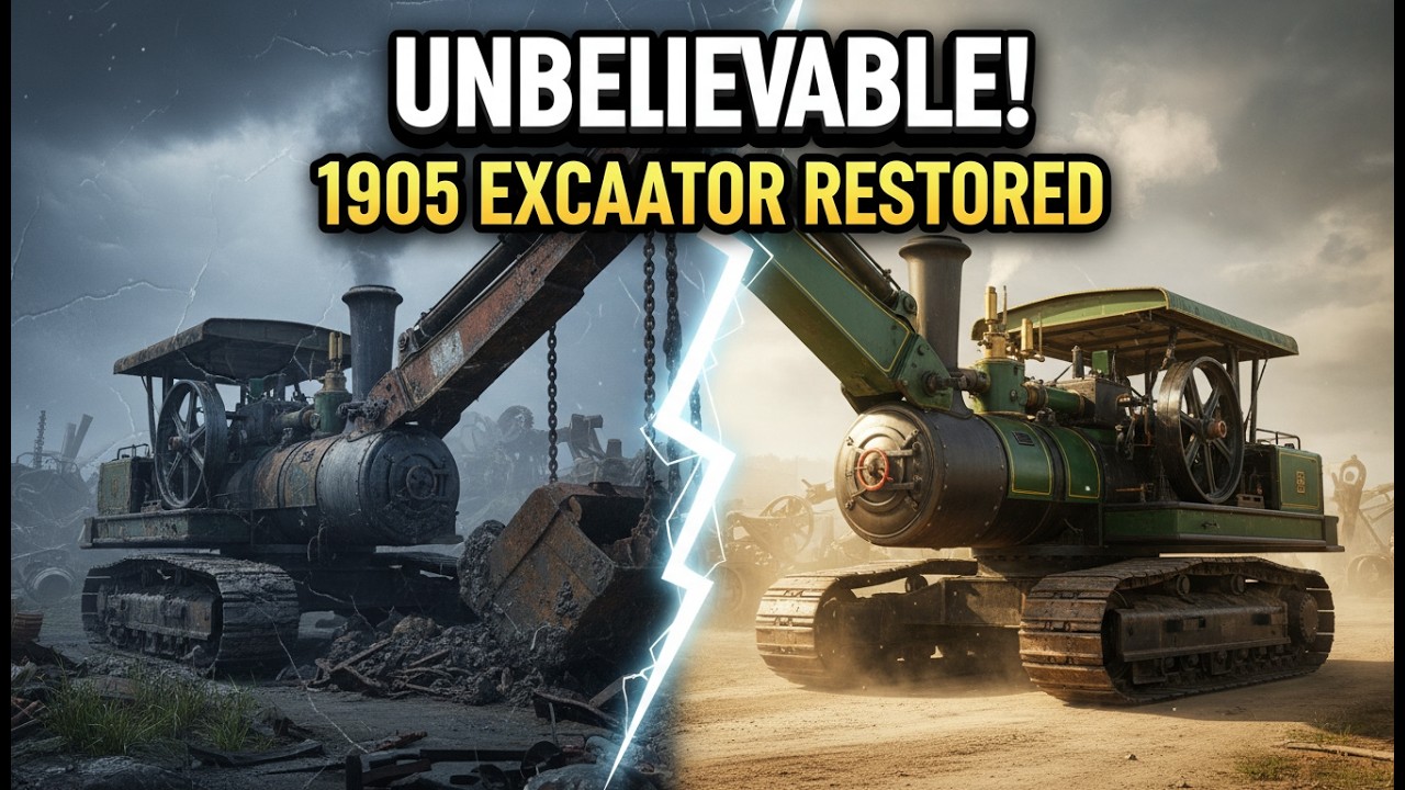 Restoring a 1905 Model Excavator | Reviving 120-Year-Old Engineering #historicrestoration