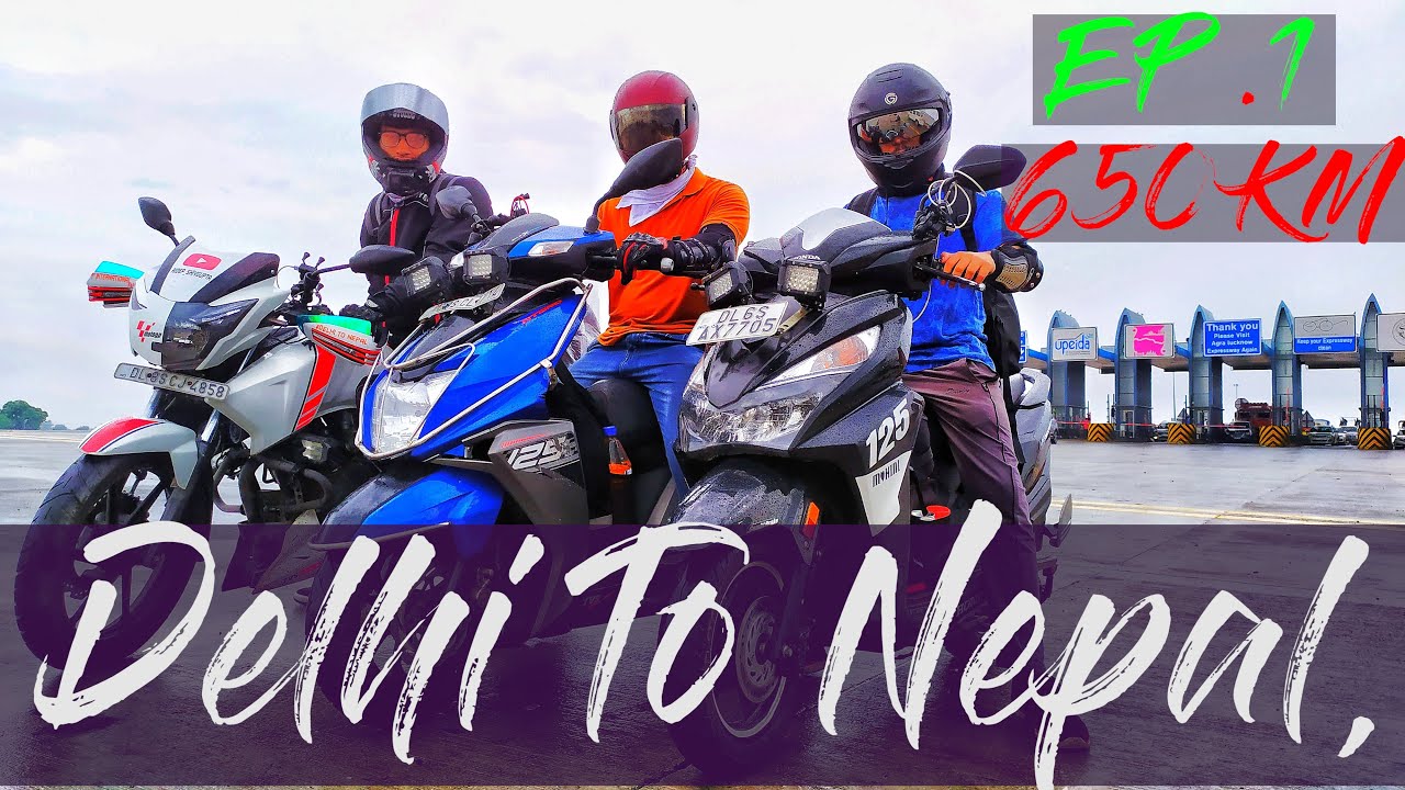 Delhi to Nepal || Ep. 01 || 1st International Ride || 3500+ Km's Roadtrip || 2020