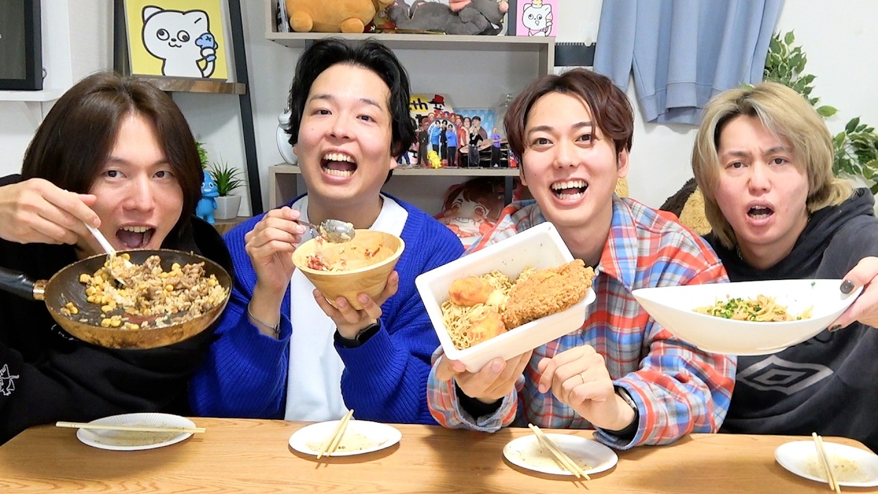 【料理人狼】 本気の人狼の後に食べるメンバーのメシがうますぎた！！