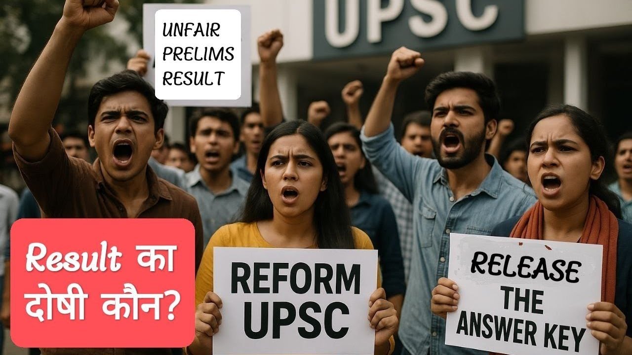 Unfair Prelims Result  || UPSC Release the Answer Key || UPSC Result Scam! High Cut off! 