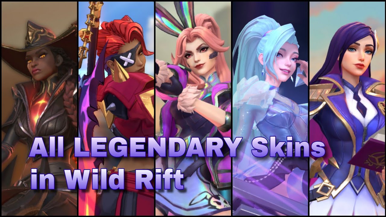 All LEGENDARY Skins in Wild Rift (Part 3) | 3d Preview