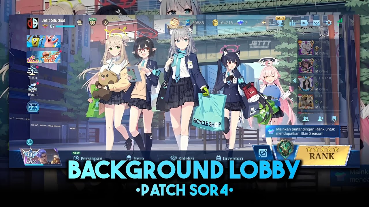 Background Lobby Blue Archive