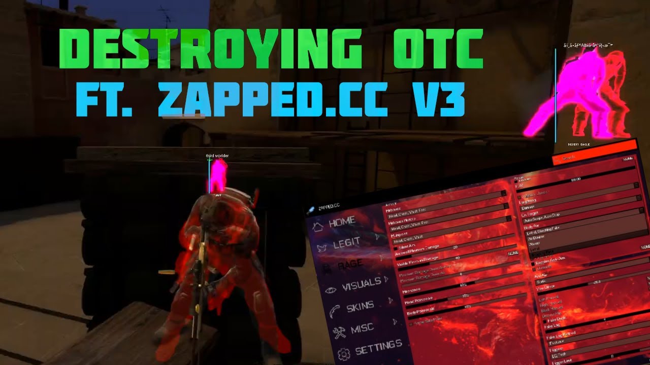 Zapped.cc V3 DESTROYING OTC | HvH Highlights