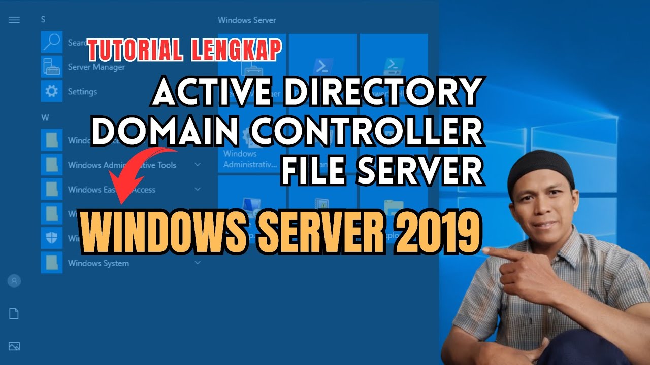 Tutorial Lengkap Membuat Active Directory dan File Server di Windows Server 2019