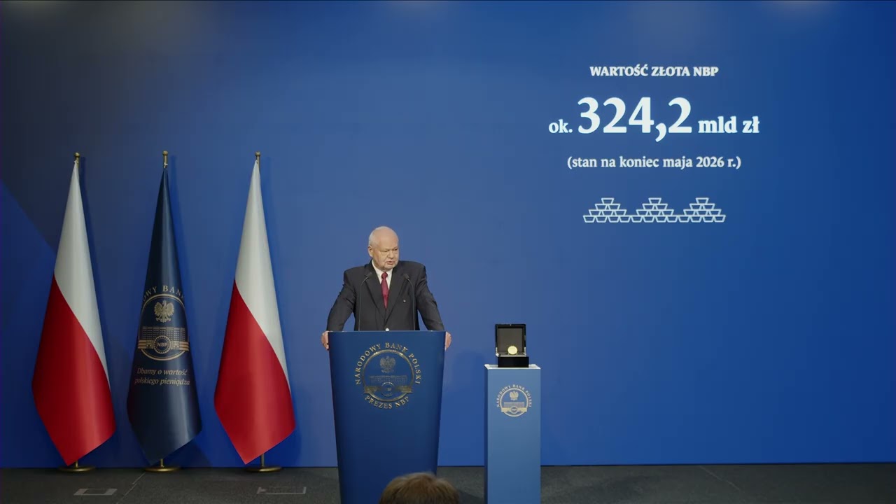 Prezes NBP: Narodowy Bank Polski ma w tej chwili około 613 ton złota