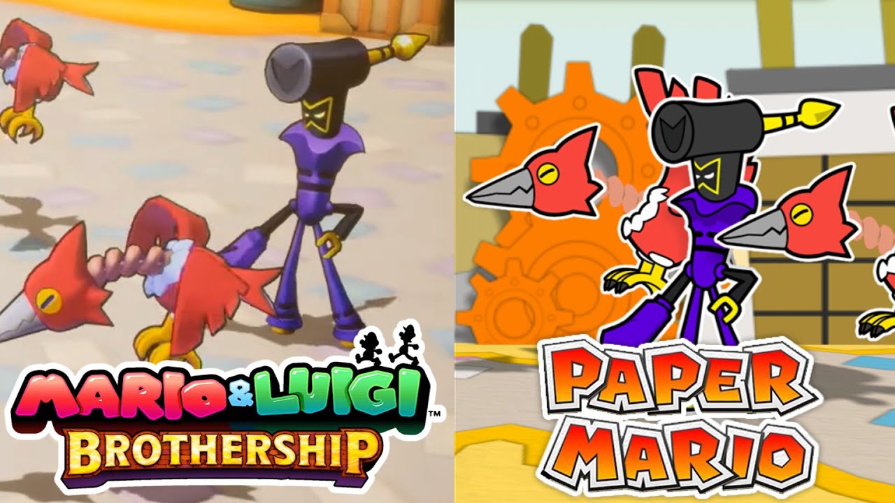 【Mario & Luigi: Brothership】ルドルフ戦 Ten boss fight【PAPER MARIO Style】