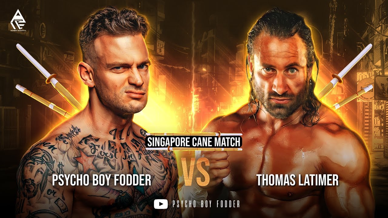 Fodder vs Thom Latimer | Singapore Cane Match | NWA Nuff Said PPV | Full Match