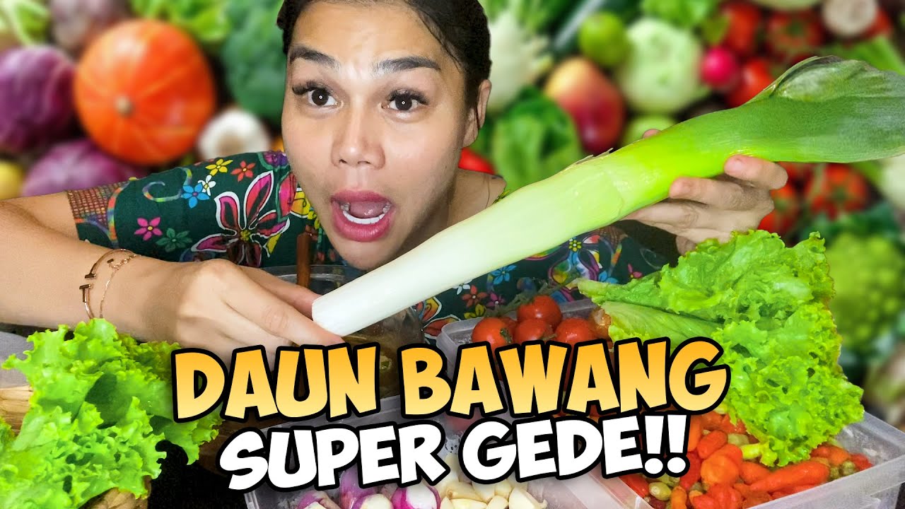 MAKAN BAKSO PAKE DAUN BAWANG SUPER DUPER GEDE BANGET GUYS‼