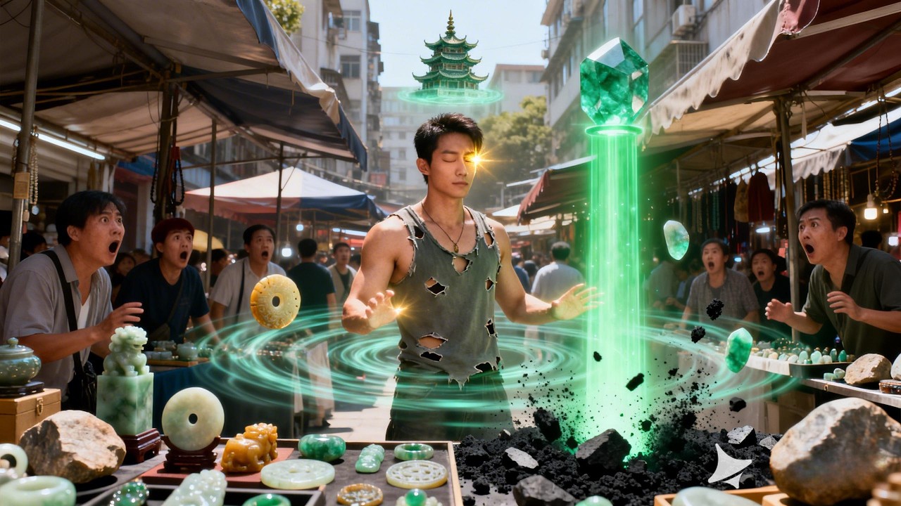 【新劇完結】🔥鑒寶攤上意外覺醒透視異能寶物個個顯露原型？我靠翡翠塔異能走上人生致富路