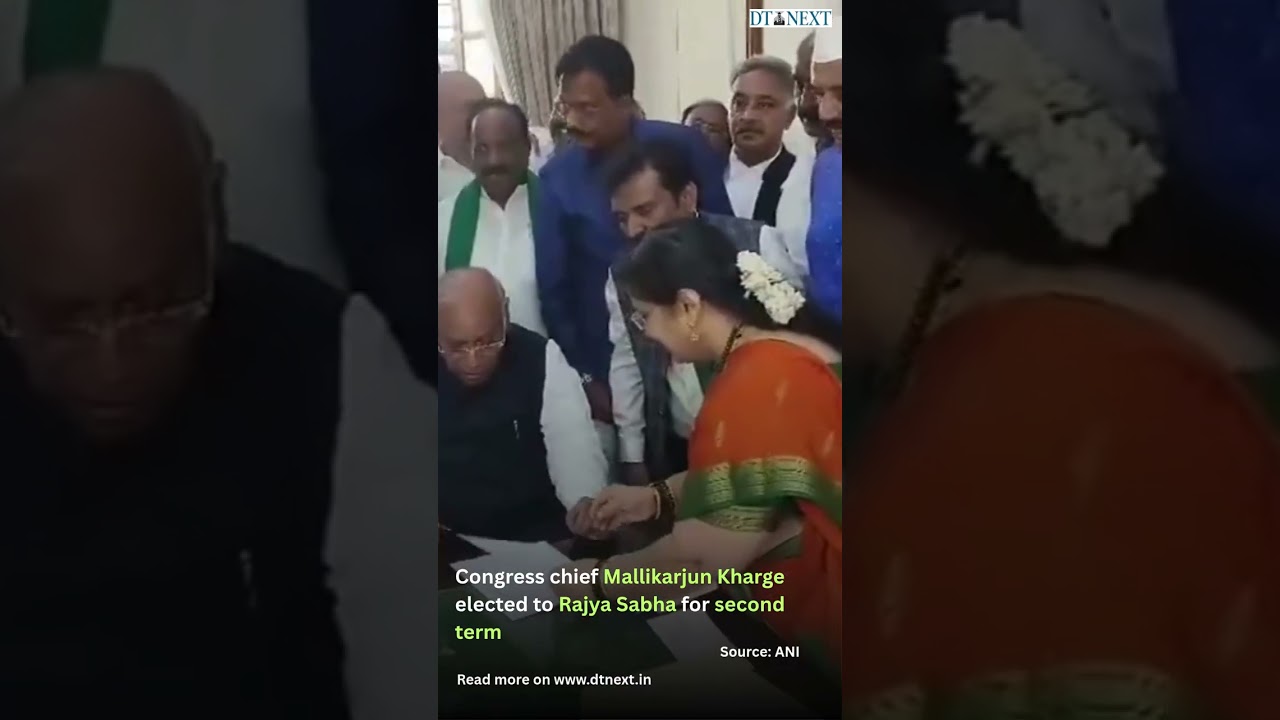 Congress chief Mallikarjun Kharge elected to Rajya Sabha for second term
