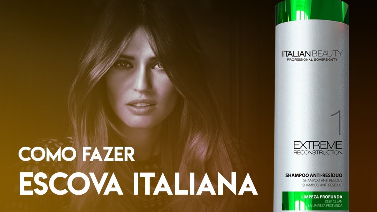 Como fazer ESCOVA ITALIANA | Extreme Reconstruction - Italian Beauty