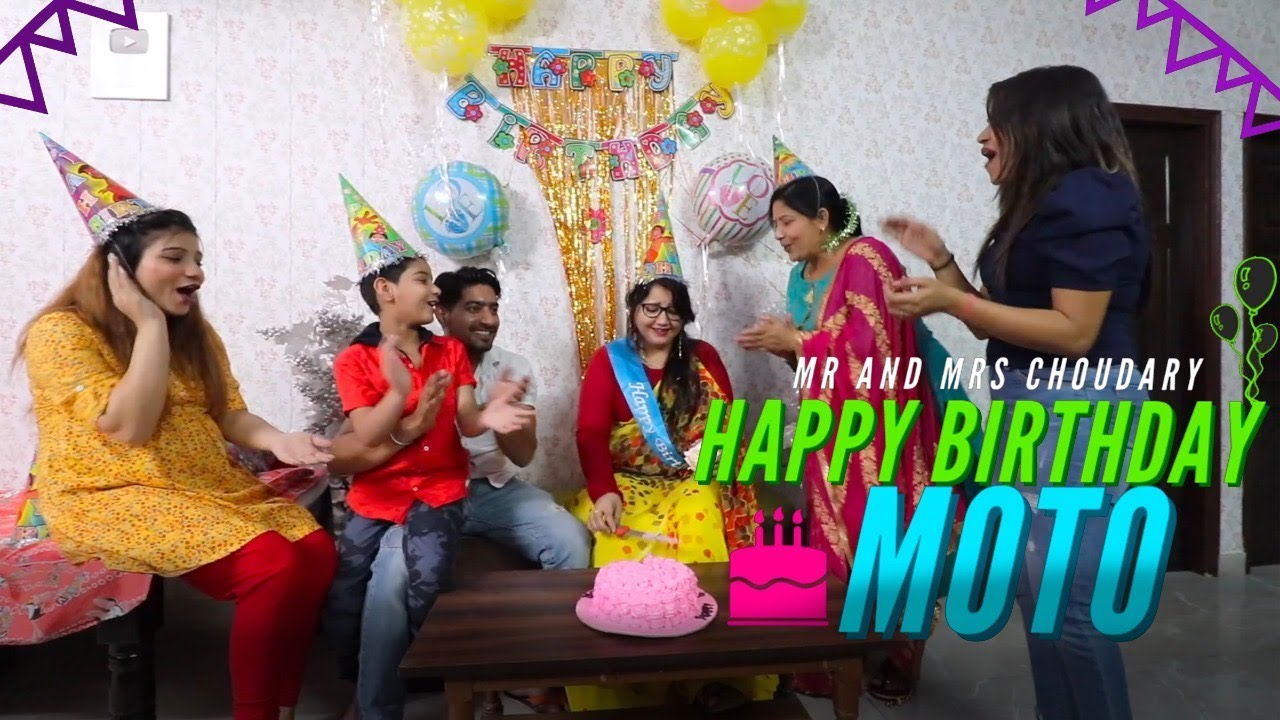 Happy Birthday Moto | Choudhary Family | Khushi Punjaban ft. Vivek Choudhary
