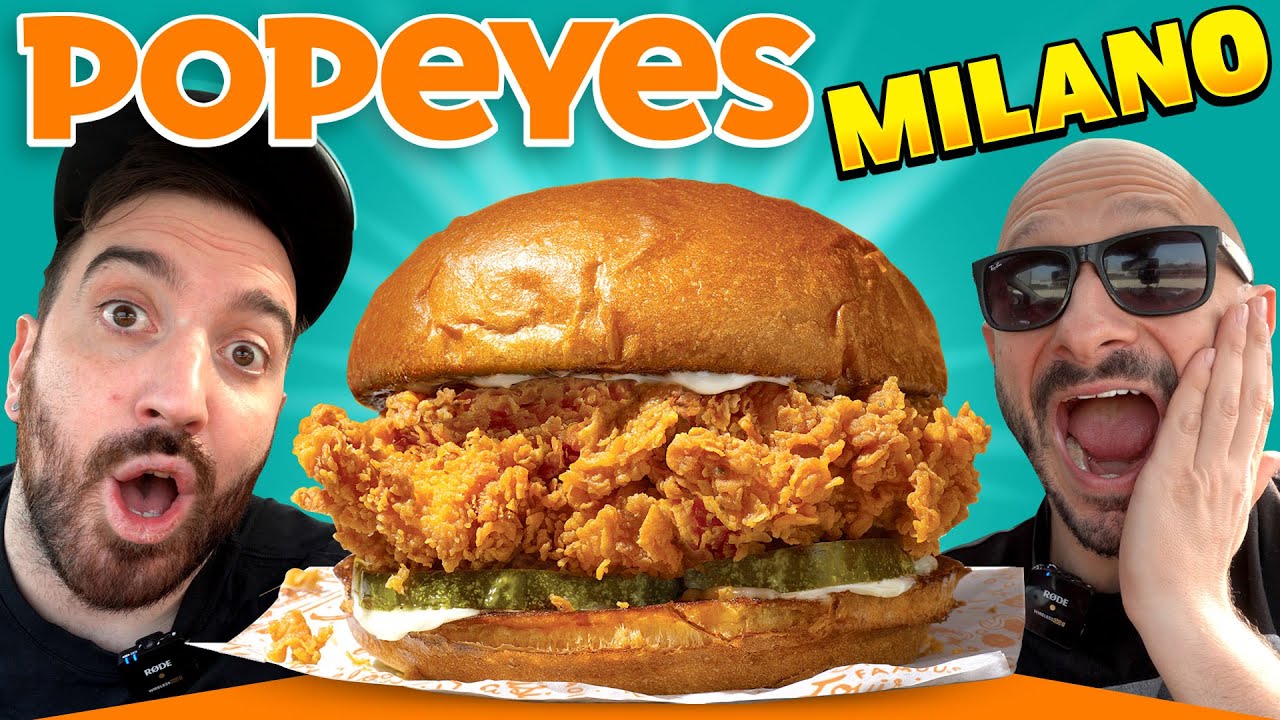 POPEYES ARRIVA IN ITALIA! - Meglio di KFC?