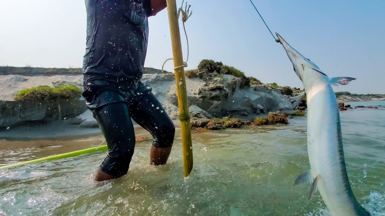 New Fishing Video | Deep water monster big fish Catching | Unique Hook Fishing Video in the River