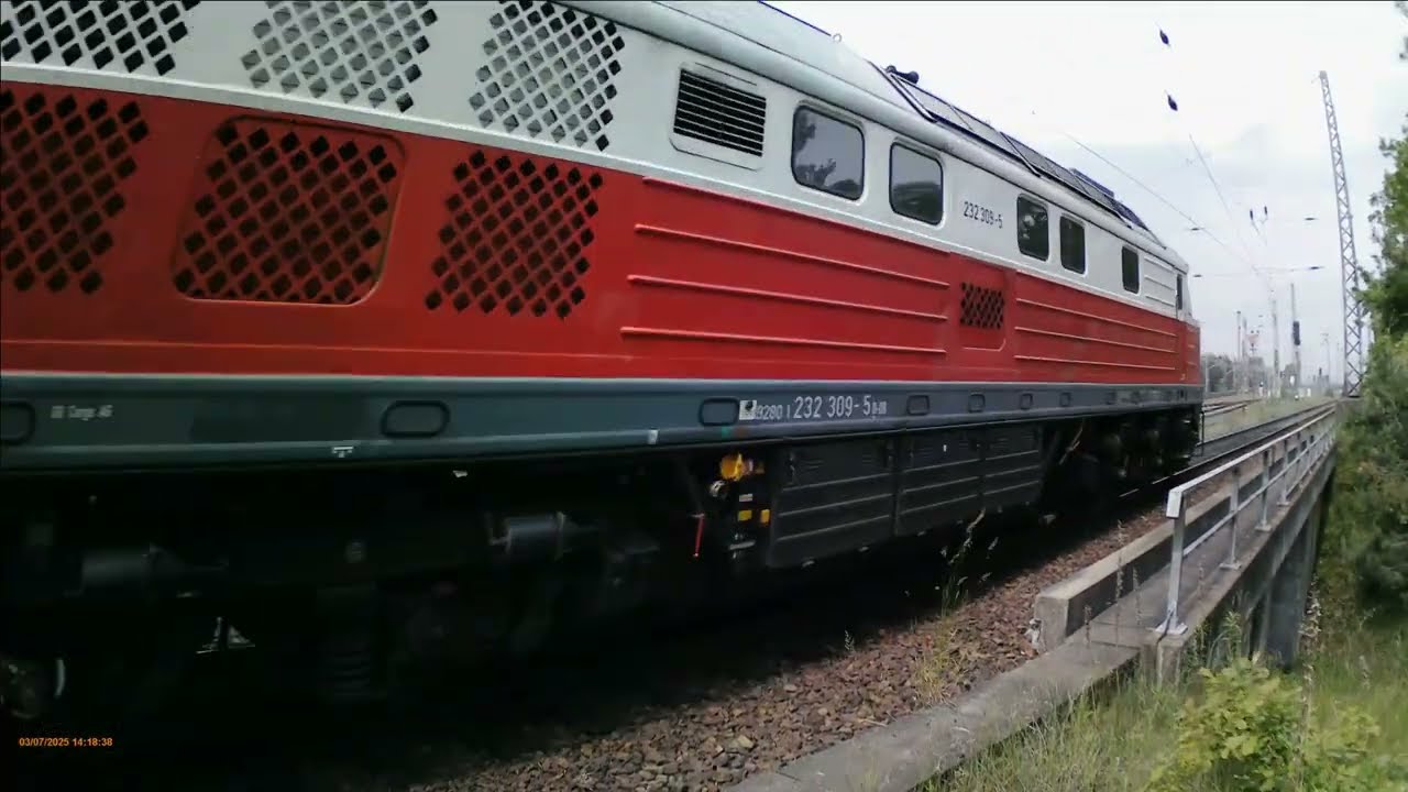 An der Südein -/ ausfahrt des Rbf. Seddin - die Zweite