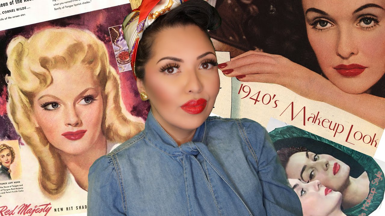 ASMR Maquiagem anos 1940's | Mulheres na 2 Guerra Mundial #VozSuave