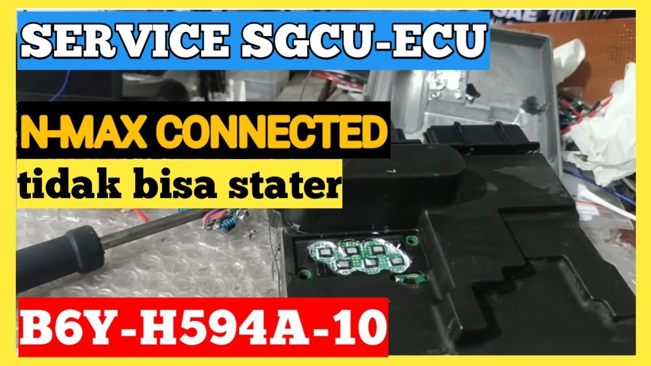 service SGCU yamaha nmax connected tidak bisa stater