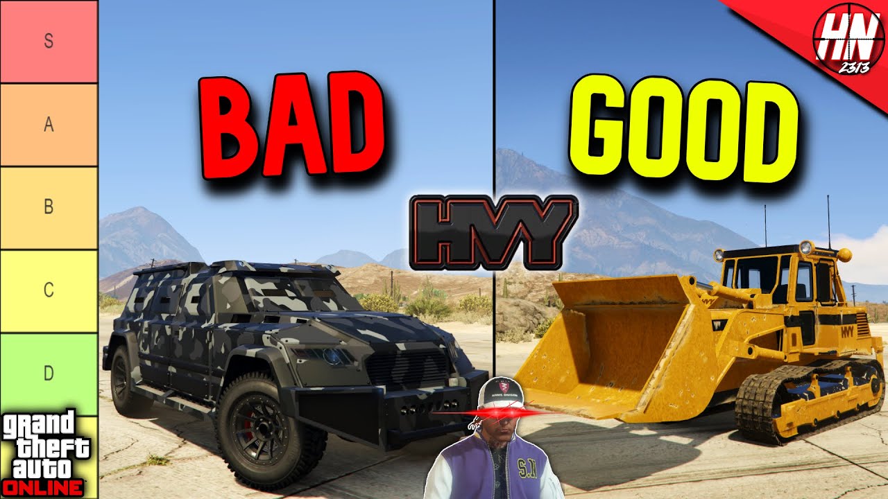 RANKING EVERY HVY VEHICLE In GTA Online!