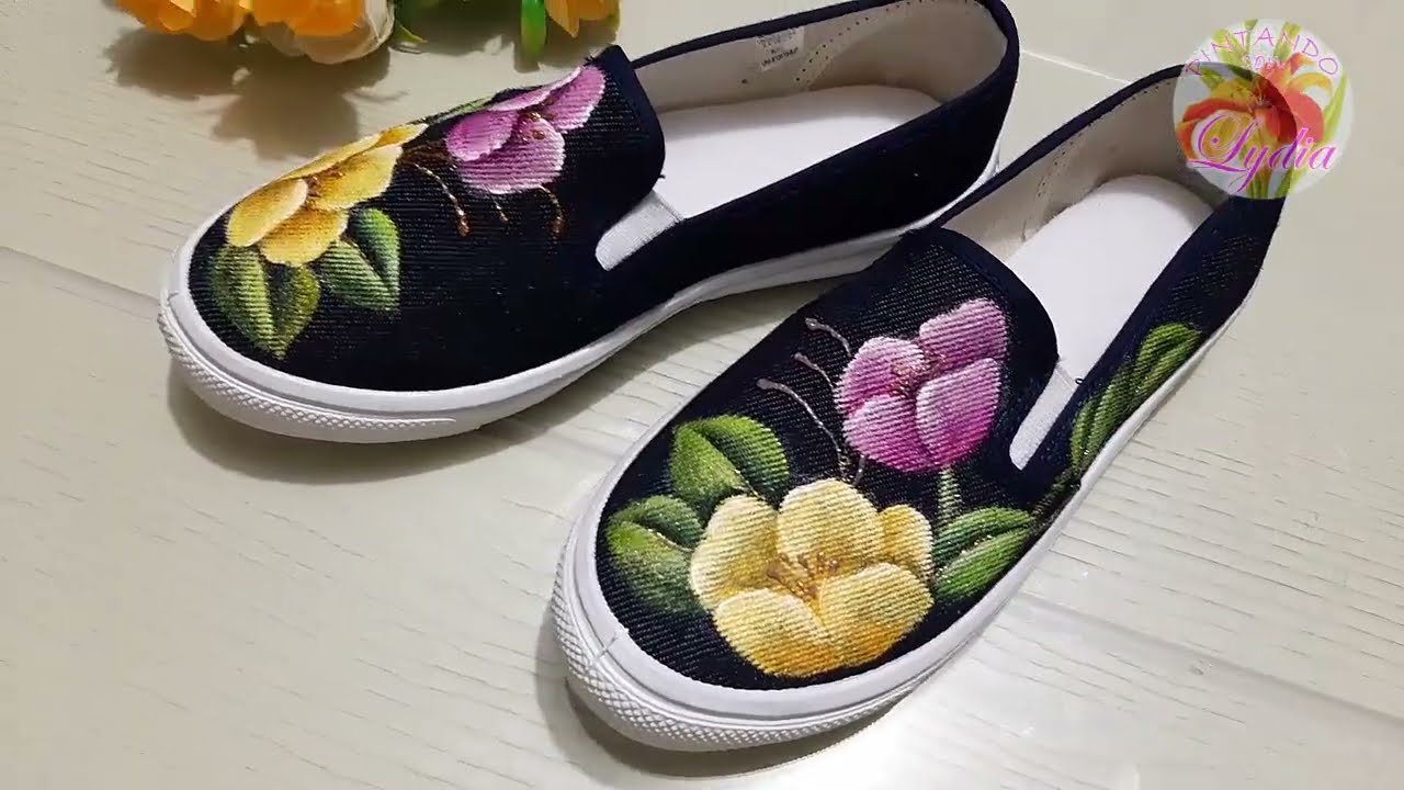 Como Pintar Tenis de Tela