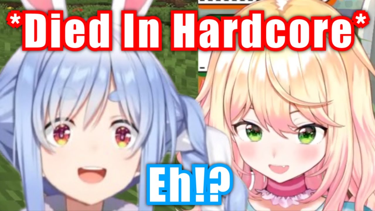 Pekora React To Nene Dying First In Hardcore HoloServer Minecraft【Hololive/Usada Pekora】