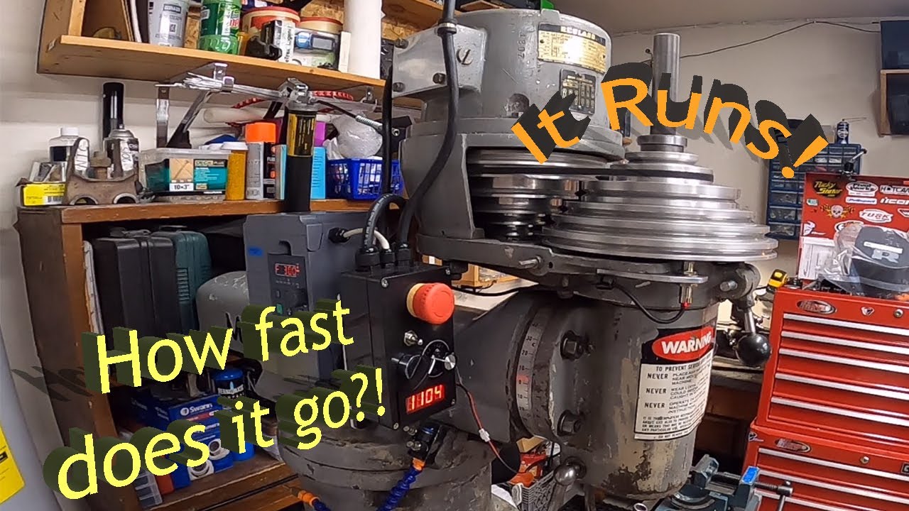 Adding Spindle RPM Readout to Millrite Mill - Shop Time #23