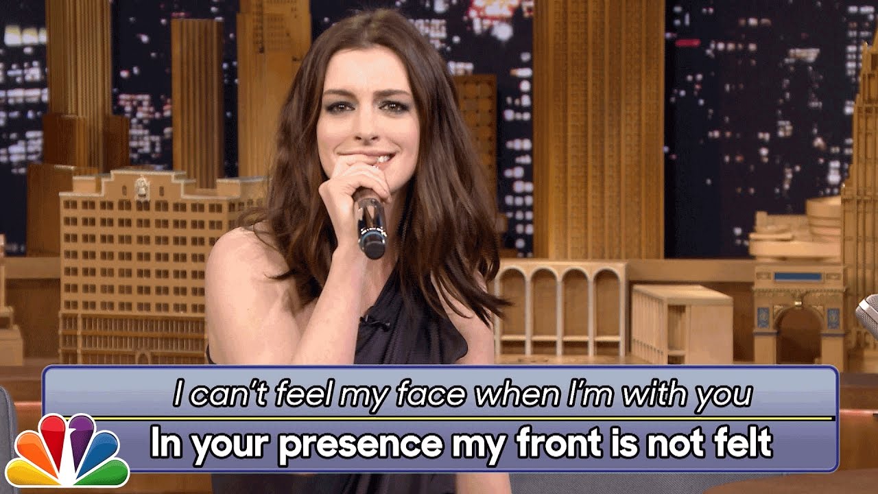 Google Translate Songs with Anne Hathaway