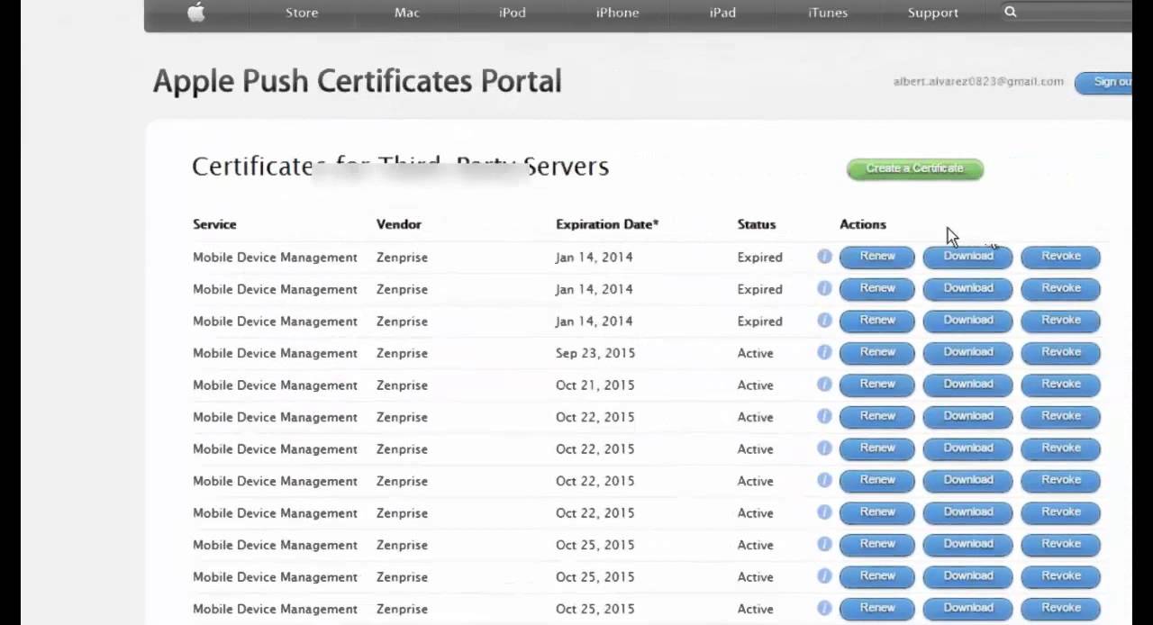 Citrix XenMobile APPLE APNS Signing Tool