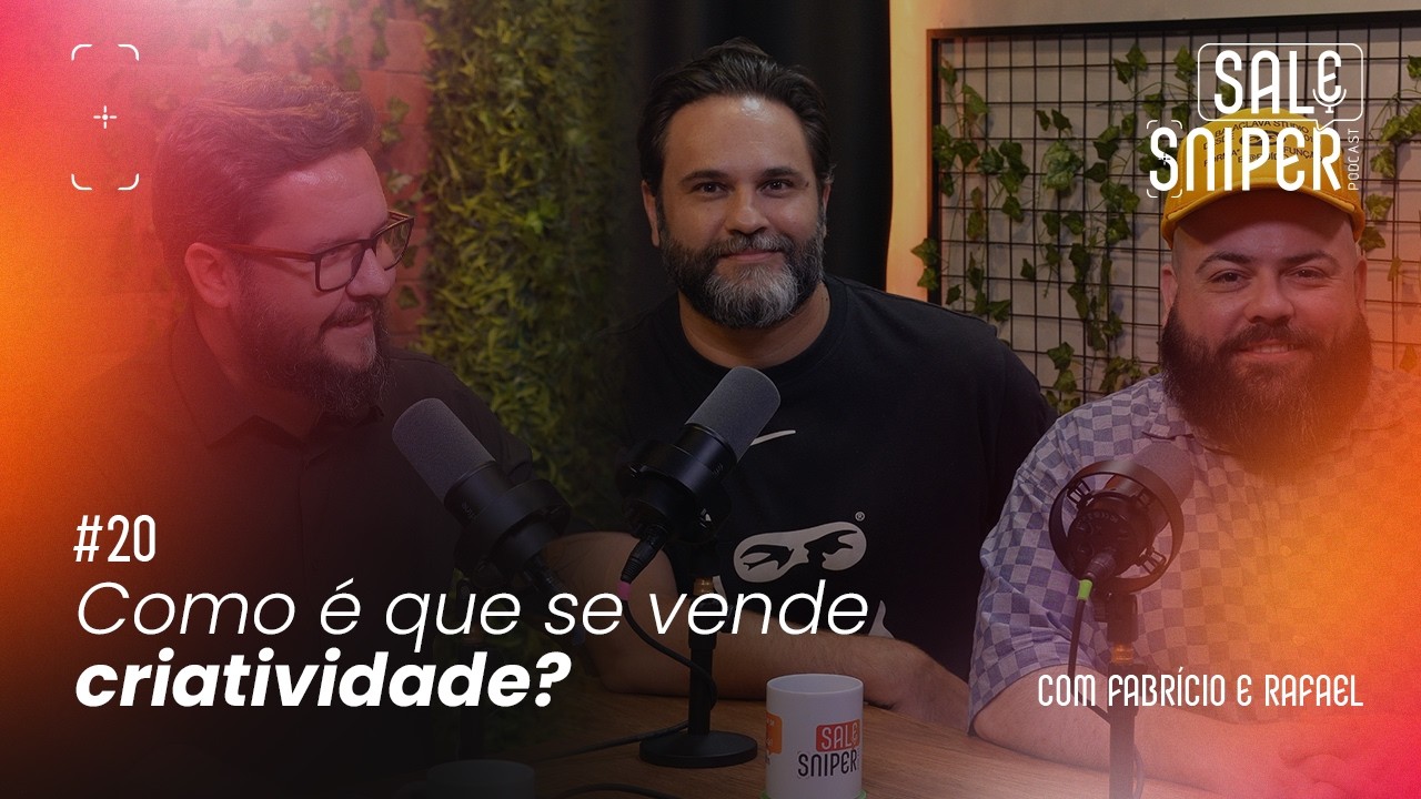 #20: Como é que se vende criatividade? com Rafael Lange e Fabrício Faustin