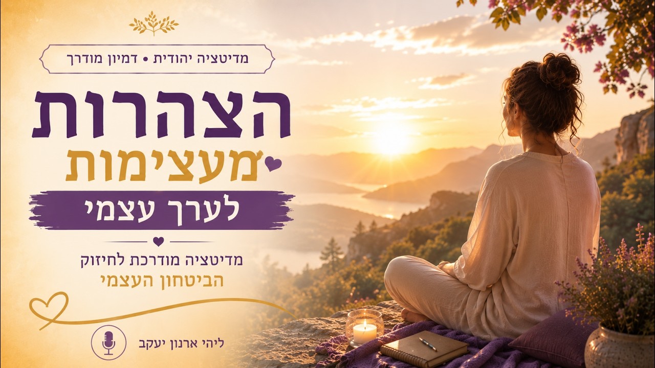 הצהרות מעצימות לערך עצמי | מדיטציה מודרכת לחיזוק הביטחון העצמי