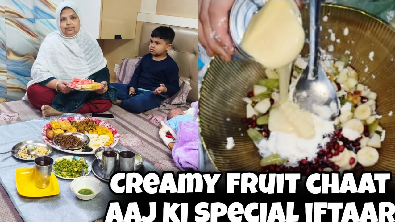 Special Creamy Fruit Chaat For Iftar🤤 |Quick & Delicious Recipe | Ramadan Special #ramadanvlog #2026