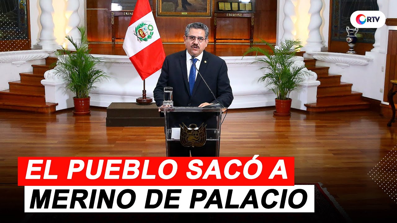 Manuel Merino renunci&oacute; a la presidencia de facto | EN VIVO