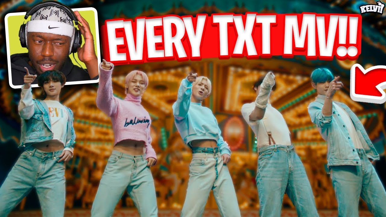 thatssokelvii Reacts to TXT (투모로우바이투게더) | All mvs in Release Order **THE CINEMATICS GO CRAZY!!**
