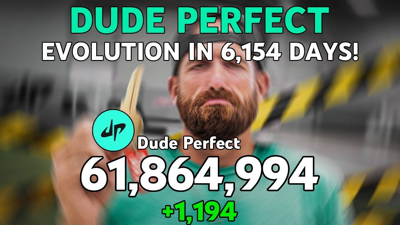 Dude Perfect - Subscriber Count History: Every Day